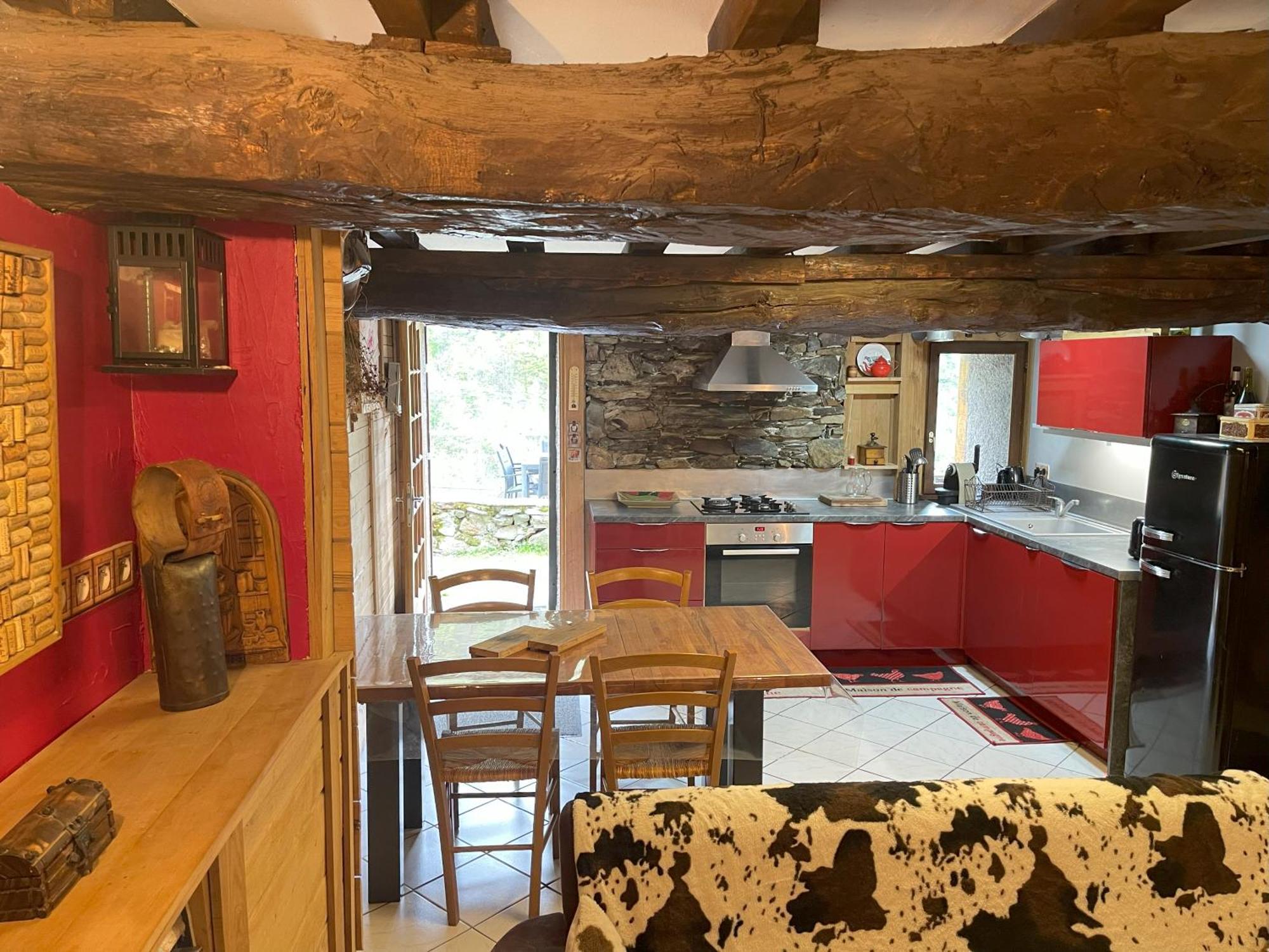 Grange Renovee, Pyrenees Ariegeoises, Gite Haute Ariege Auzat Eksteriør billede