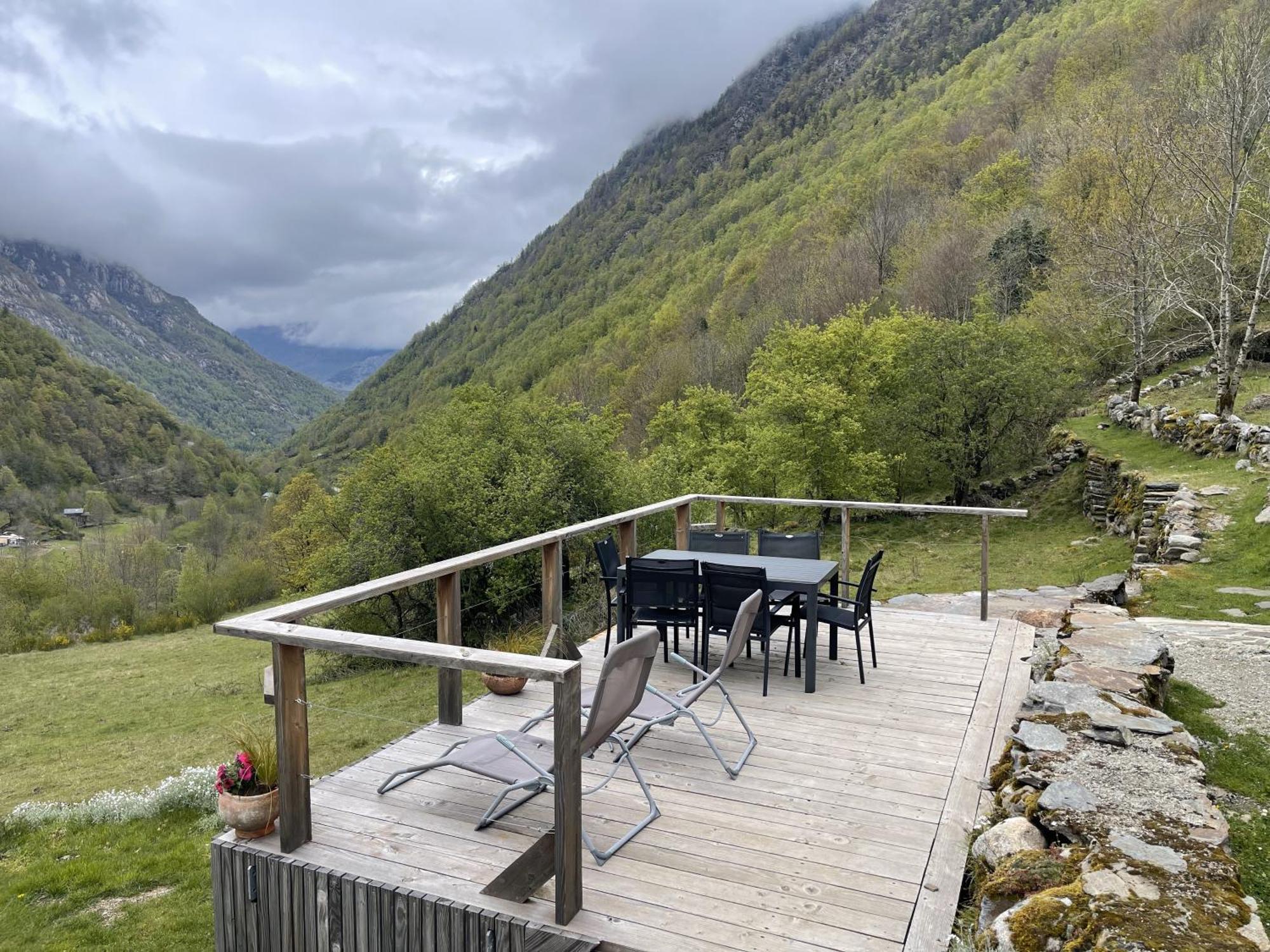 Grange Renovee, Pyrenees Ariegeoises, Gite Haute Ariege Auzat Eksteriør billede