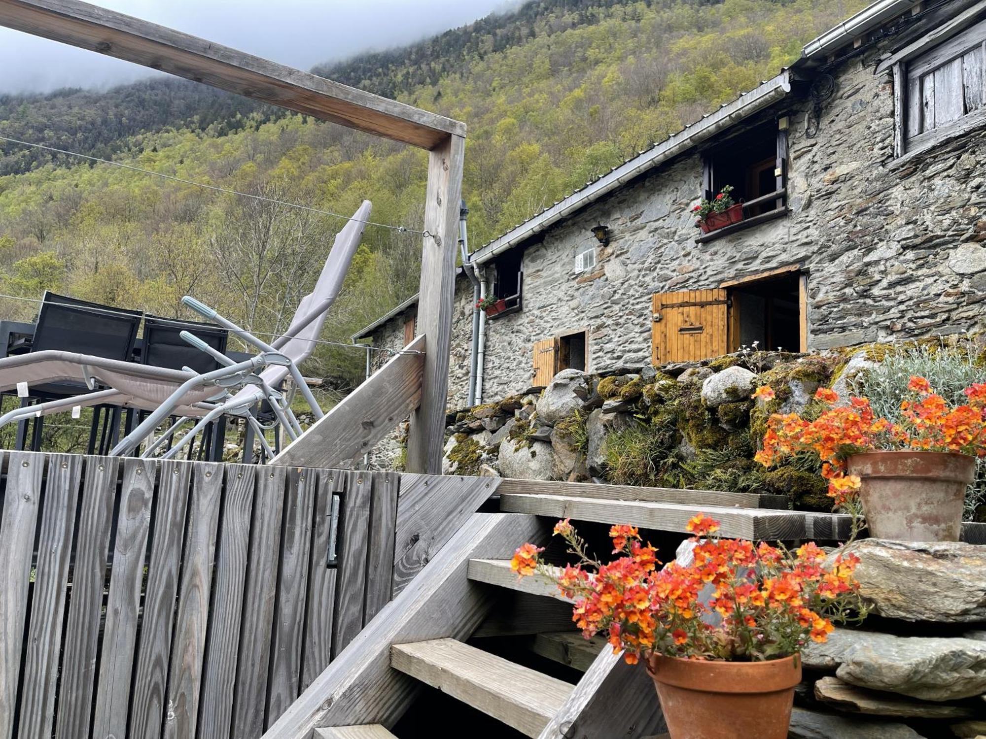 Grange Renovee, Pyrenees Ariegeoises, Gite Haute Ariege Auzat Eksteriør billede