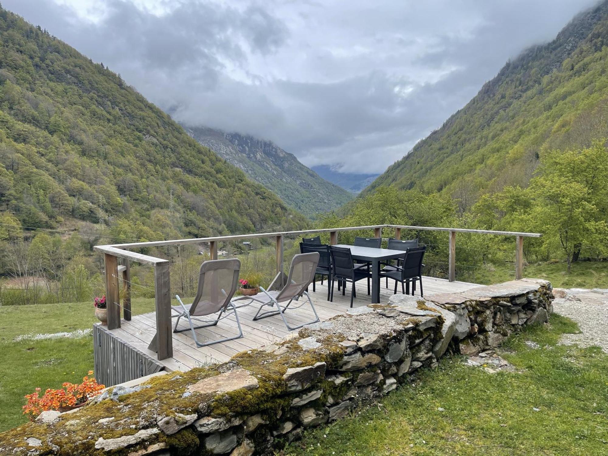 Grange Renovee, Pyrenees Ariegeoises, Gite Haute Ariege Auzat Eksteriør billede